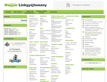 Tablet Screenshot of magyarlinkgyujtemeny.hu